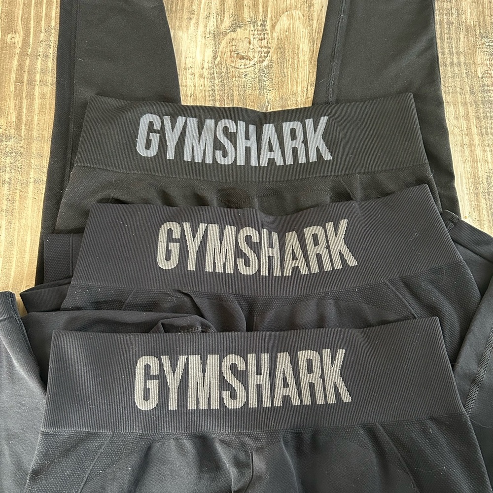 Gymshark Flex High Waisted Leggings 3 Pair